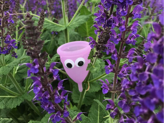 Una copa menstrual. Las aventuras de Toni, el tampón, pueden seguirse en Instagram: https://www.instagram.com/tonithetampon.